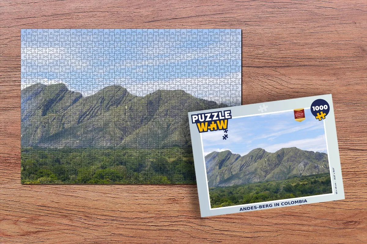 PuzzleWow Andes-berg in Colombia Legpuzzel 1000 Stuks