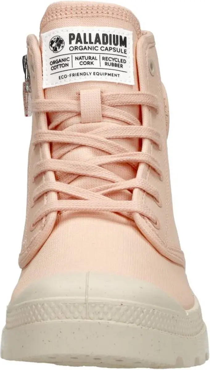 Palladium Pampa Hi Zip Oragnic Veterschoenen Hoog - roze - Maat 37 - afbeelding 3 van 6