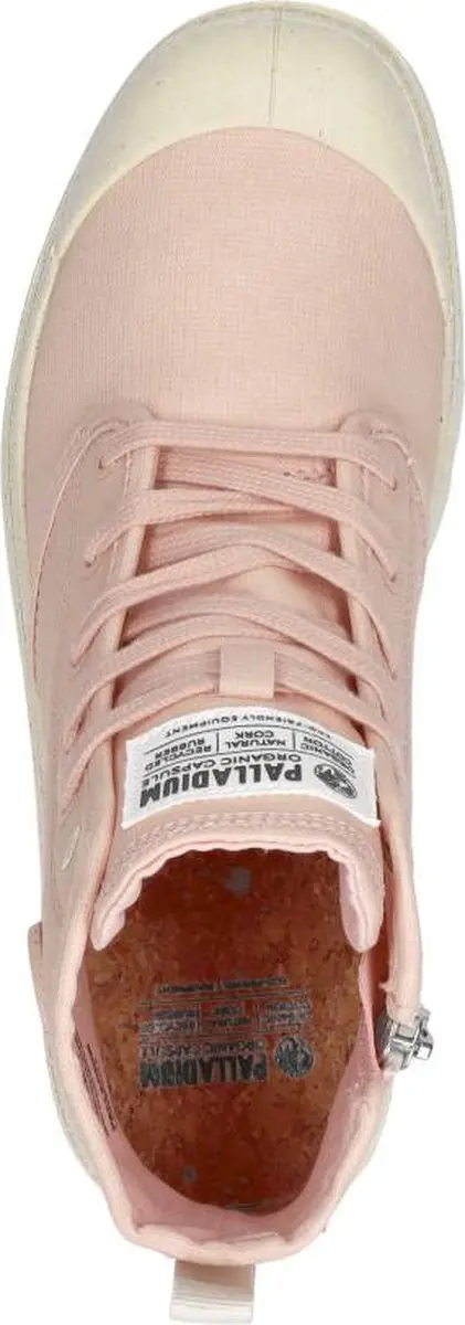Palladium Pampa Hi Zip Oragnic Veterschoenen Hoog - roze - Maat 37 - afbeelding 5 van 6