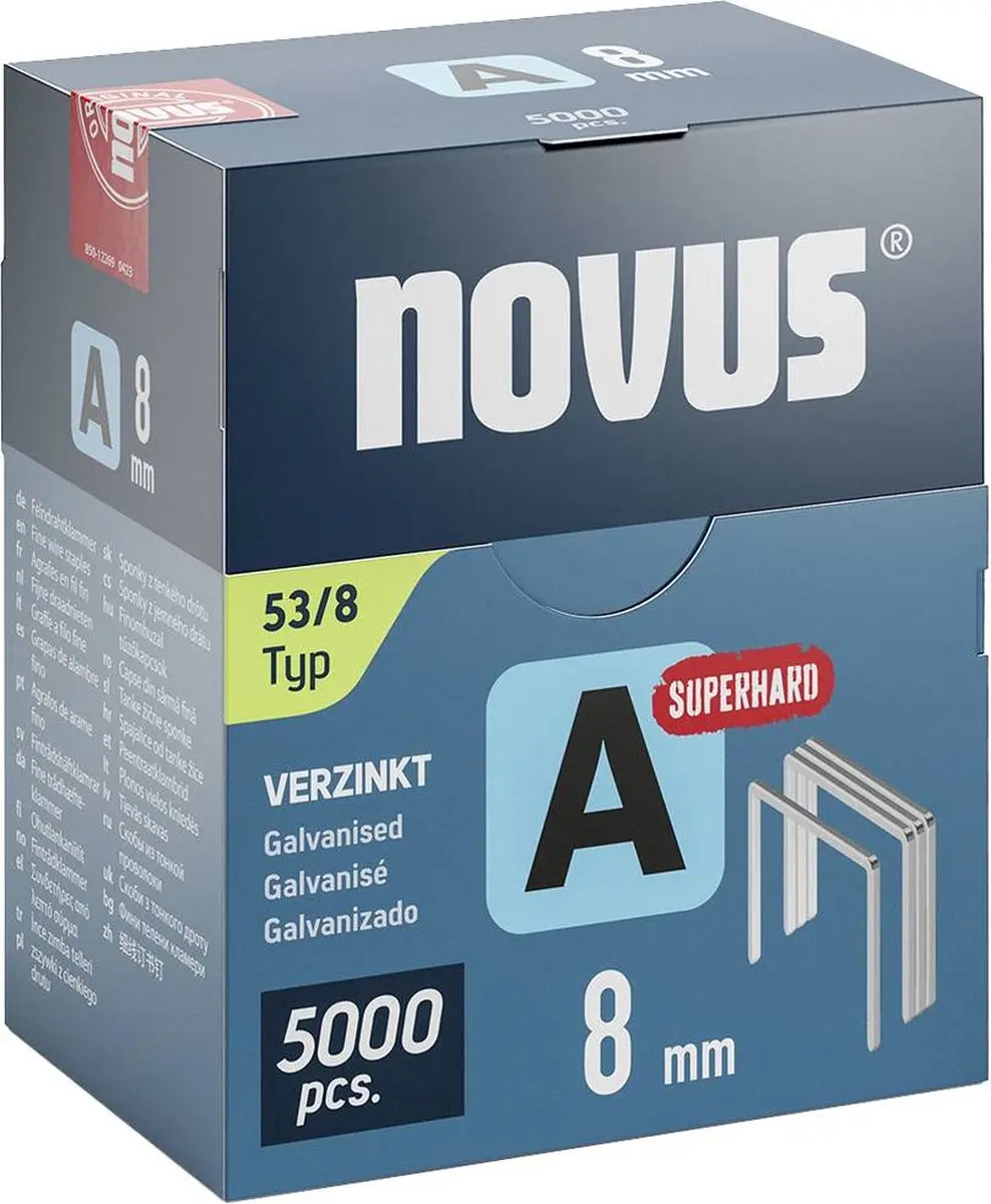 Novus Tools 042-0762 Nieten Type 53 - 5000 Stuks 8x11.3mm - afbeelding 4 van 4