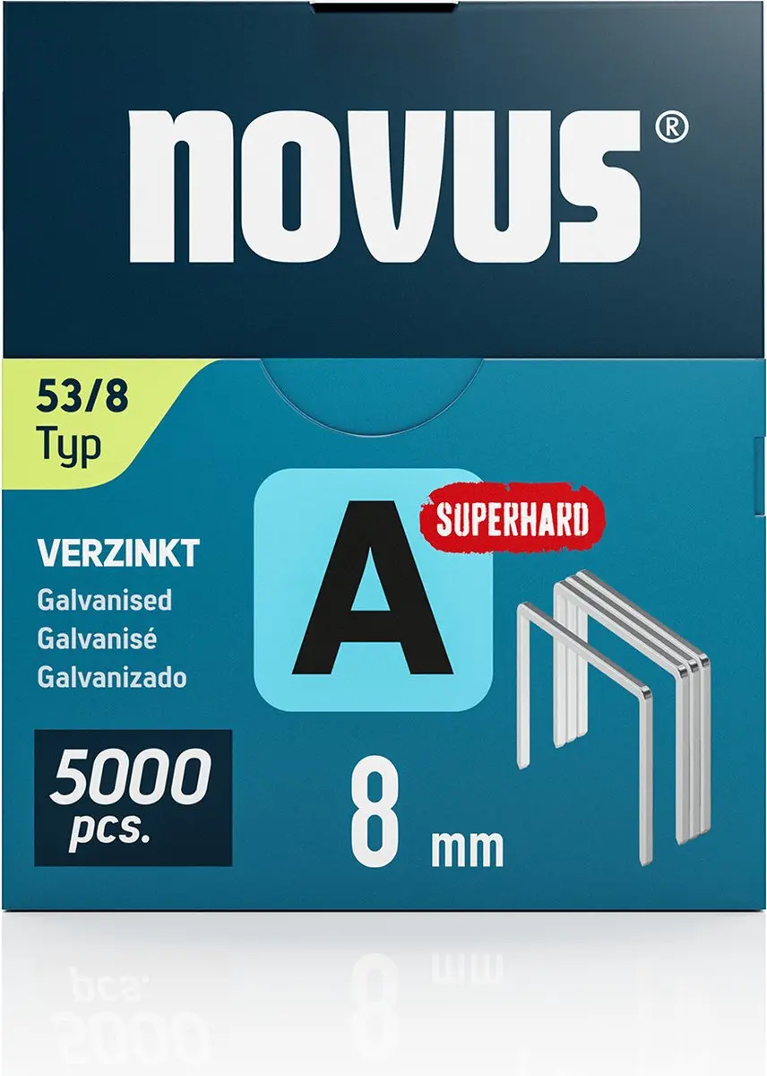 Novus Tools 042-0762 Nieten Type 53 - 5000 Stuks 8x11.3mm - afbeelding 2 van 4
