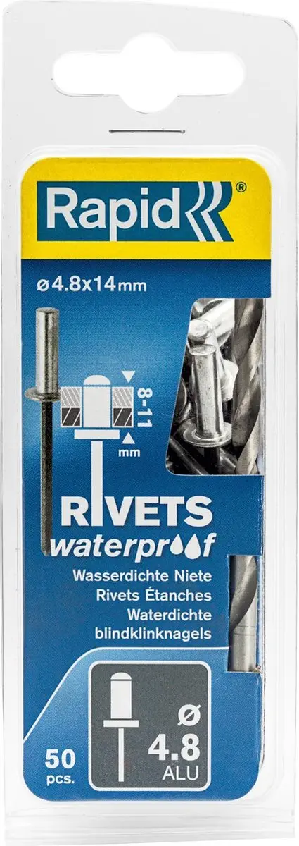 Rapid Waterdichte Blindklinknagel Ø4,8x14mm