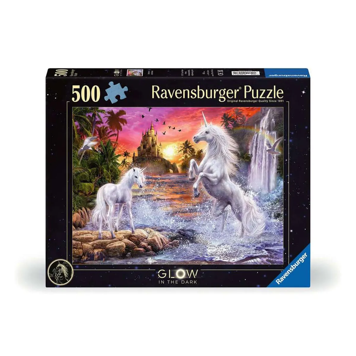 Ravensburger Eenhoorns bij de rivier Puzzel