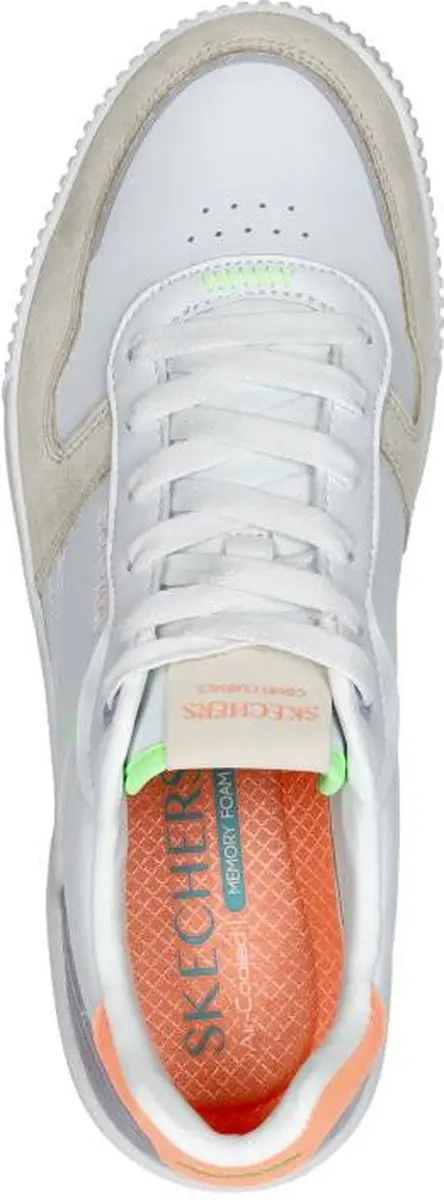 Skechers Jade-Stylish Type Dames Sneakers - Wit