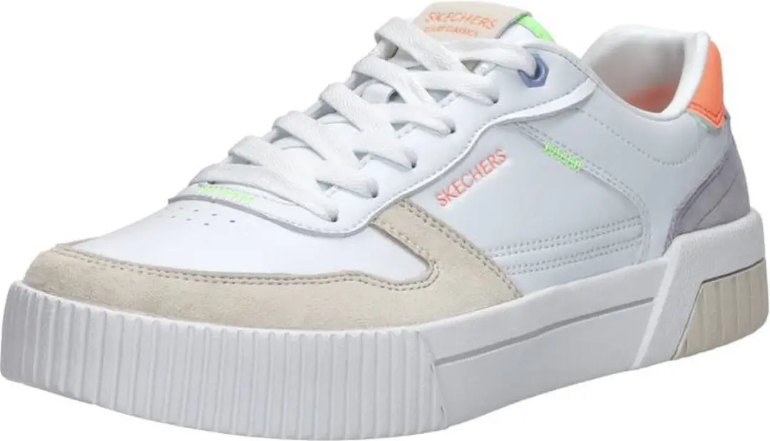 Skechers Jade-Stylish Type Dames Sneakers - Wit