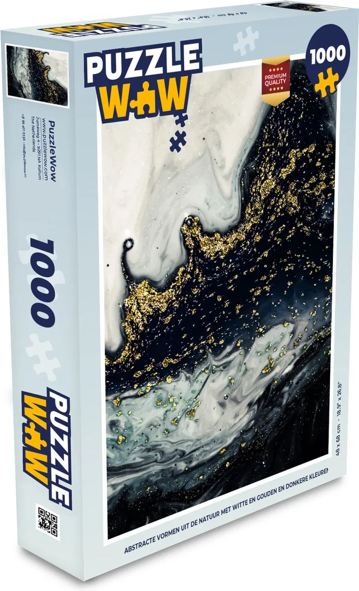 PuzzleWow Abstract Marmer Legpuzzel 1000 Stuks
