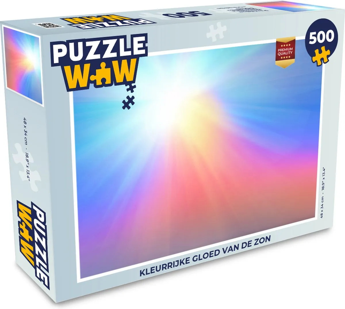 PuzzleWow Legpuzzel 500 Stuks - Multicolor