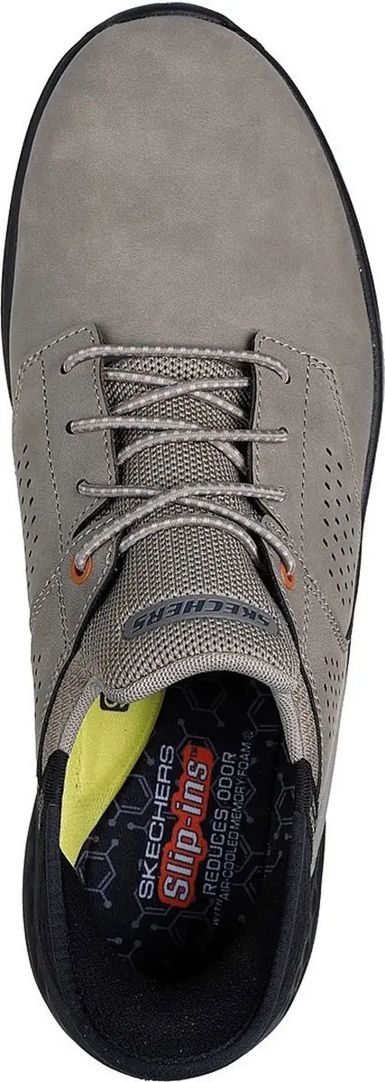 Skechers Slade Macklin Slip-Ins Sneakers - Grijs/Zwart - afbeelding 5 van 6
