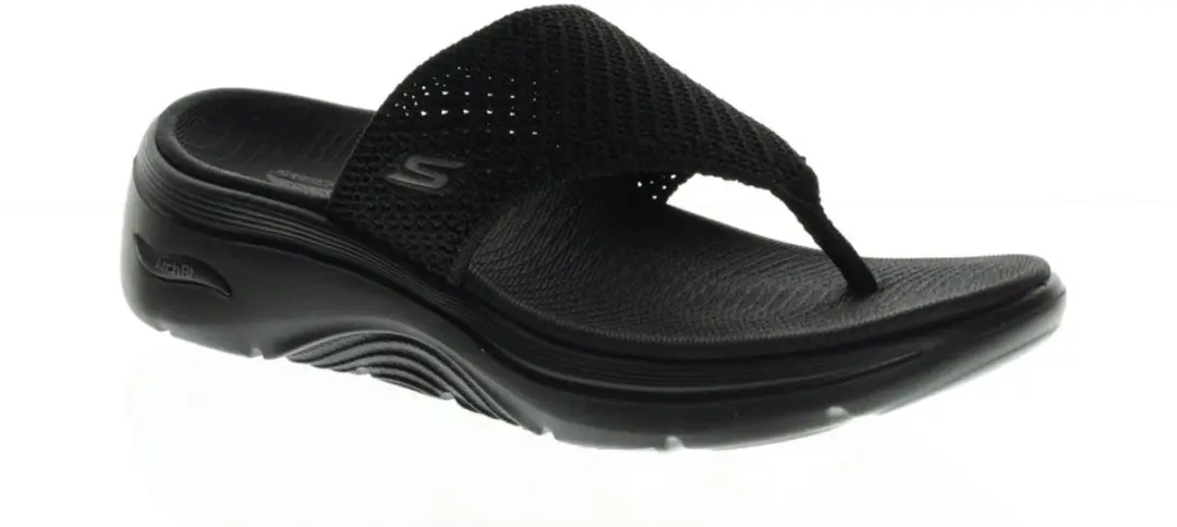 Skechers Go Walk Arch Fit 2.0 Teenslipper 36 - Zwart - afbeelding 3 van 6