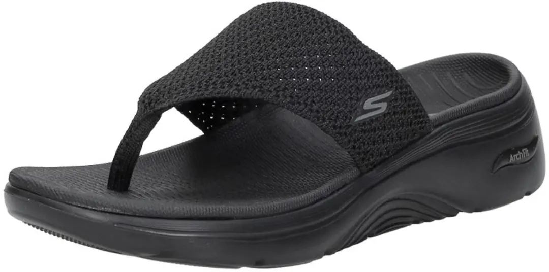 Skechers Go Walk Arch Fit 2.0 Teenslipper 36 - Zwart - afbeelding 5 van 6