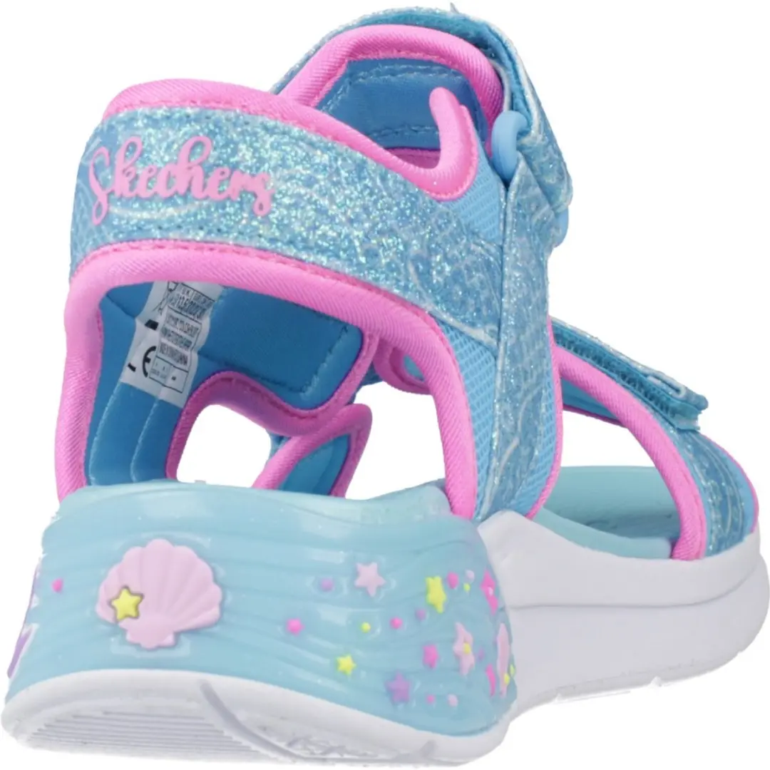 Skechers MERMAID DREAMS SANDAL Meisjes Sandalen - Blauw - afbeelding 4 van 6