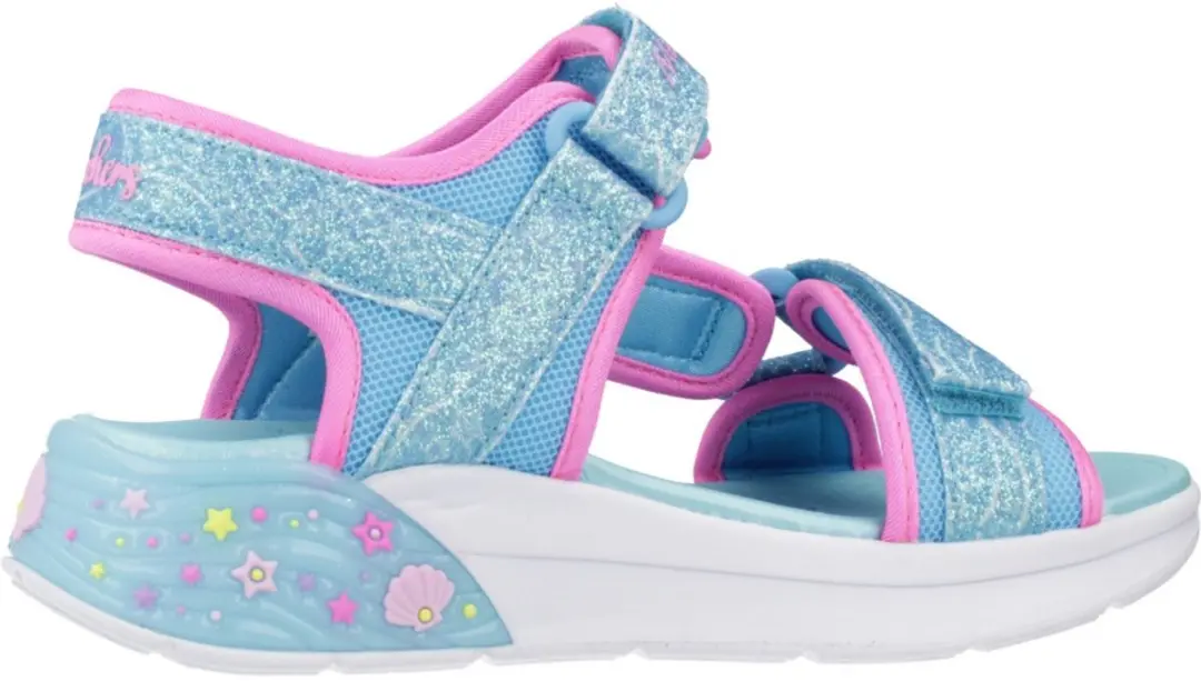 Skechers MERMAID DREAMS SANDAL Meisjes Sandalen - Blauw - afbeelding 2 van 6