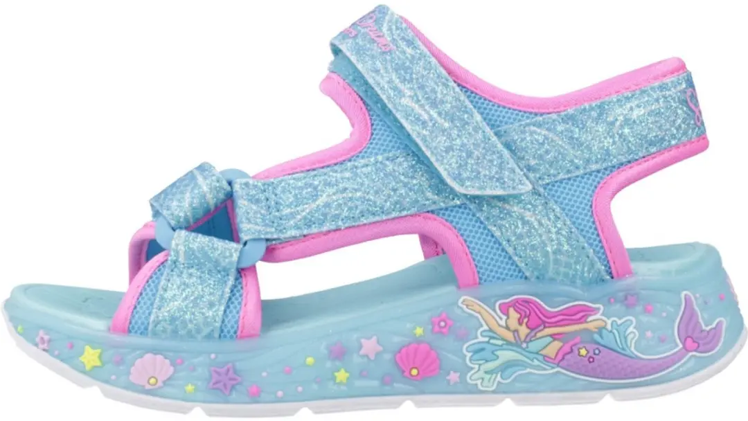 Skechers MERMAID DREAMS SANDAL Meisjes Sandalen - Blauw - afbeelding 3 van 6