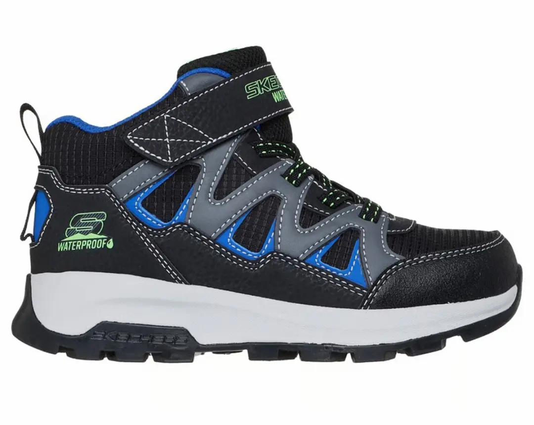 Skechers Storm Blazer Drizzle Squad Sneakers - 32 - Zwart/Blauw - afbeelding 5 van 6