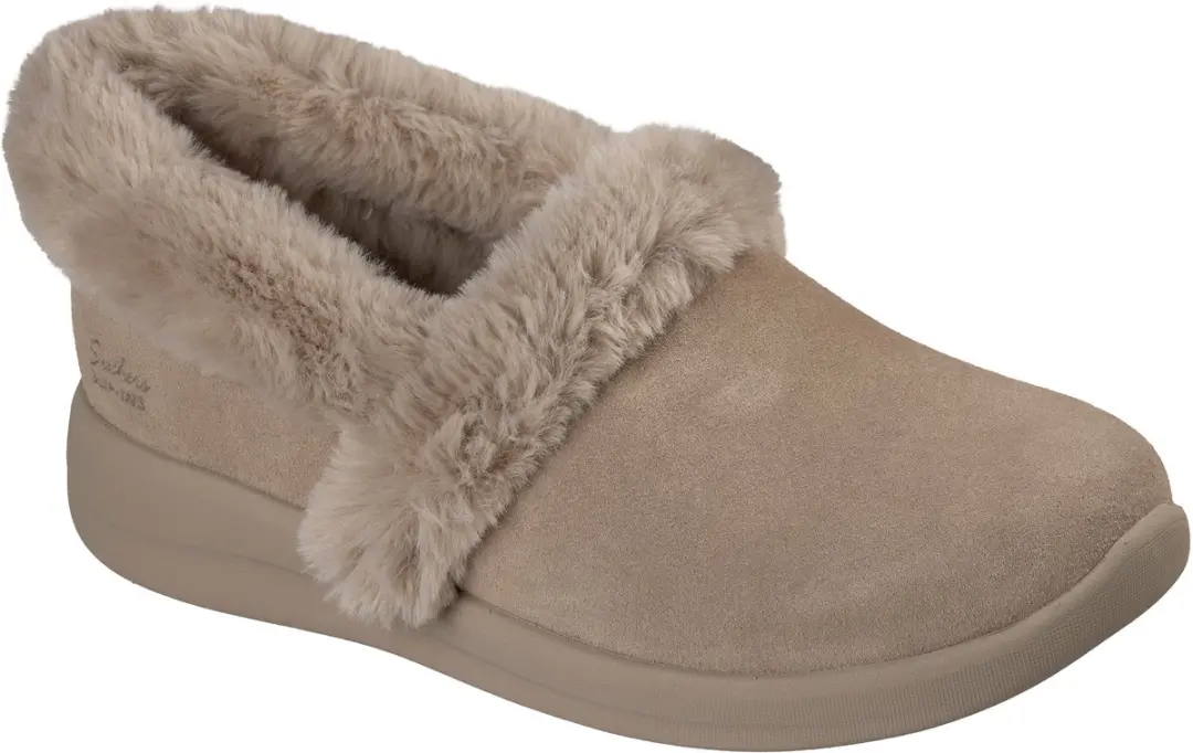 Skechers Cozy Escape Snowy Bliss Dames Instappers - Taupe - afbeelding 4 van 6