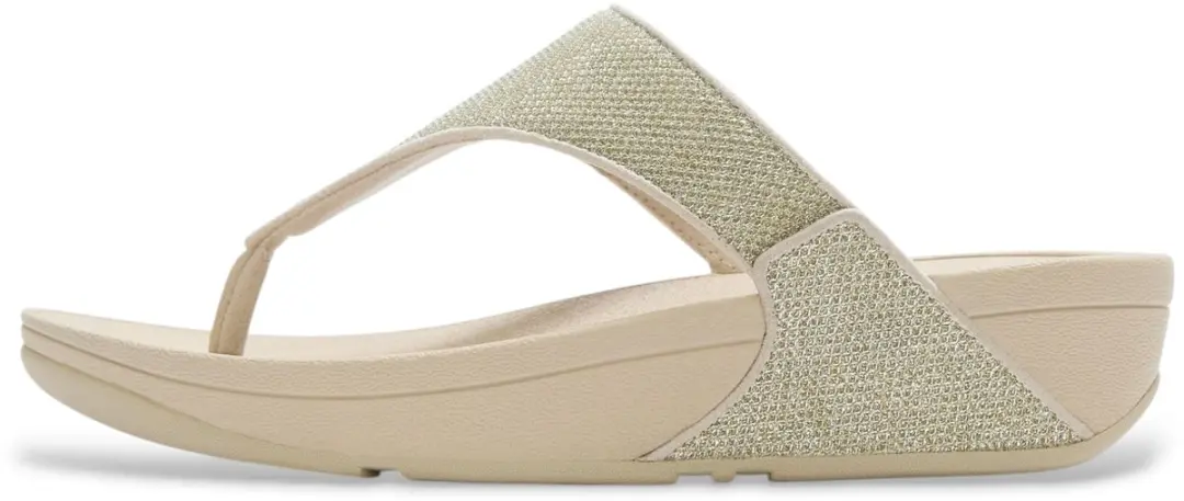 FitFlop Lulu Shimmerglitz Toe-Post Sandals Dames Sandalen