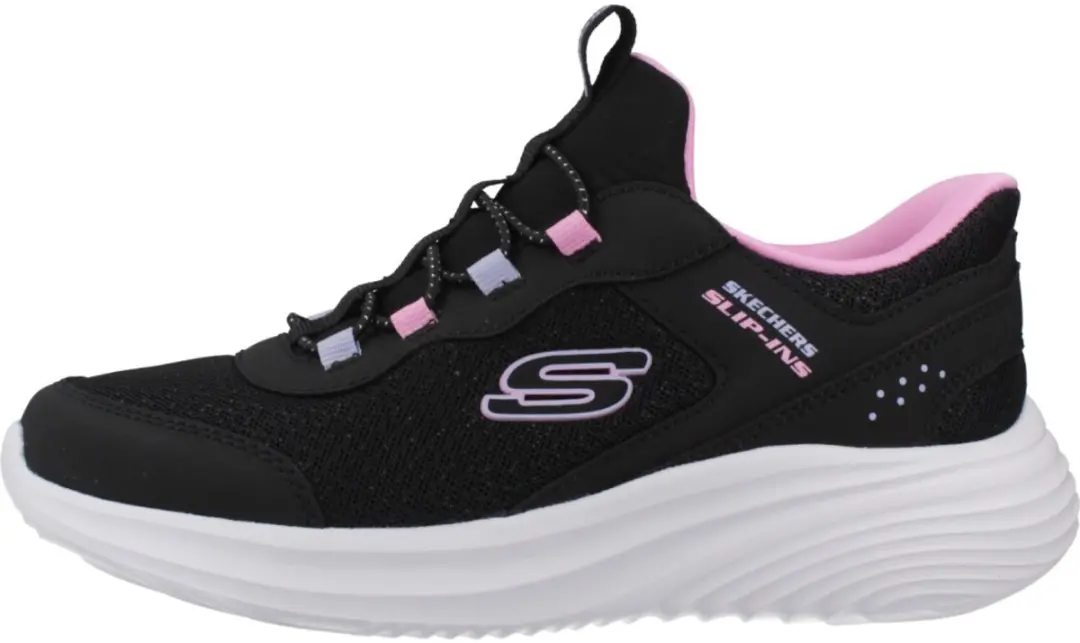 Skechers Bounder Pro Slip-ins Meisjes Sneakers - Zwart - afbeelding 2 van 6