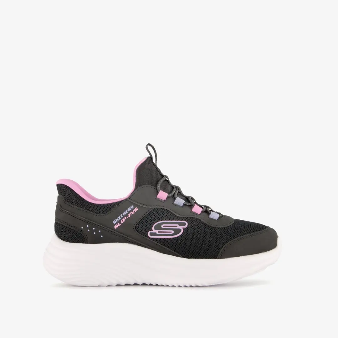 Skechers Bounder Pro Slip-ins Meisjes Sneakers - Zwart - afbeelding 6 van 6
