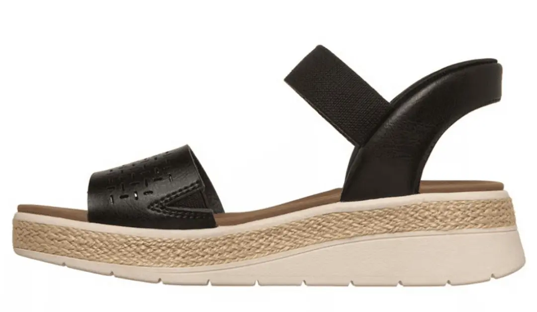 Skechers Bobs Sun Ray Sandalen Dames - Zwart 36 - afbeelding 2 van 6