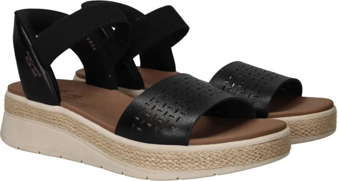 Skechers Bobs Sun Ray Sandalen Dames - Zwart 36 - afbeelding 6 van 6
