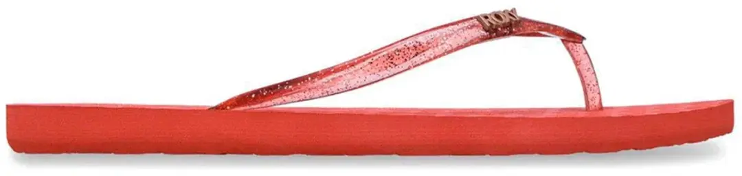 Roxy Viva Sparkle Slippers Rood EU 39 Vrouw