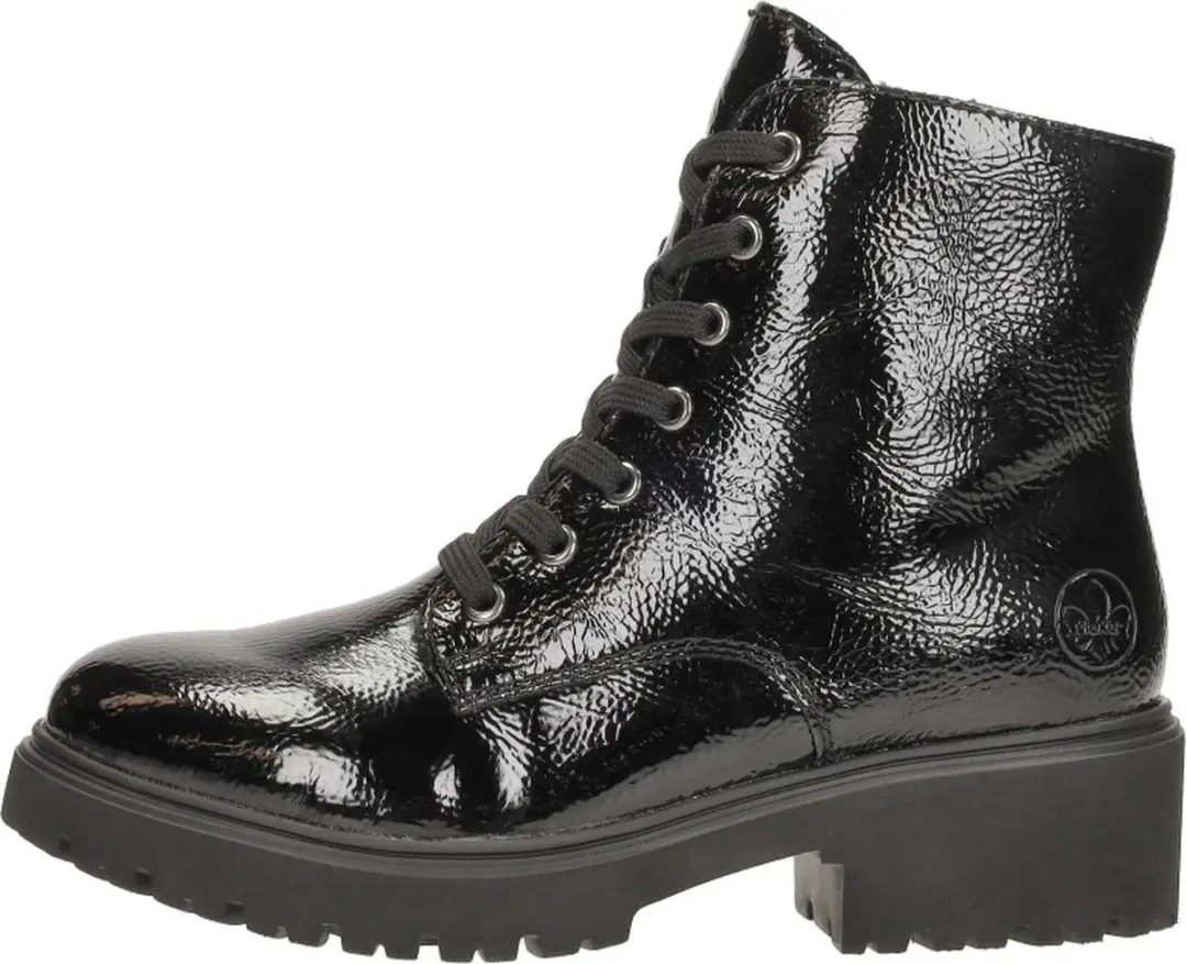 Rieker Veterschoenen Hoog - Maat 42 - Zwart