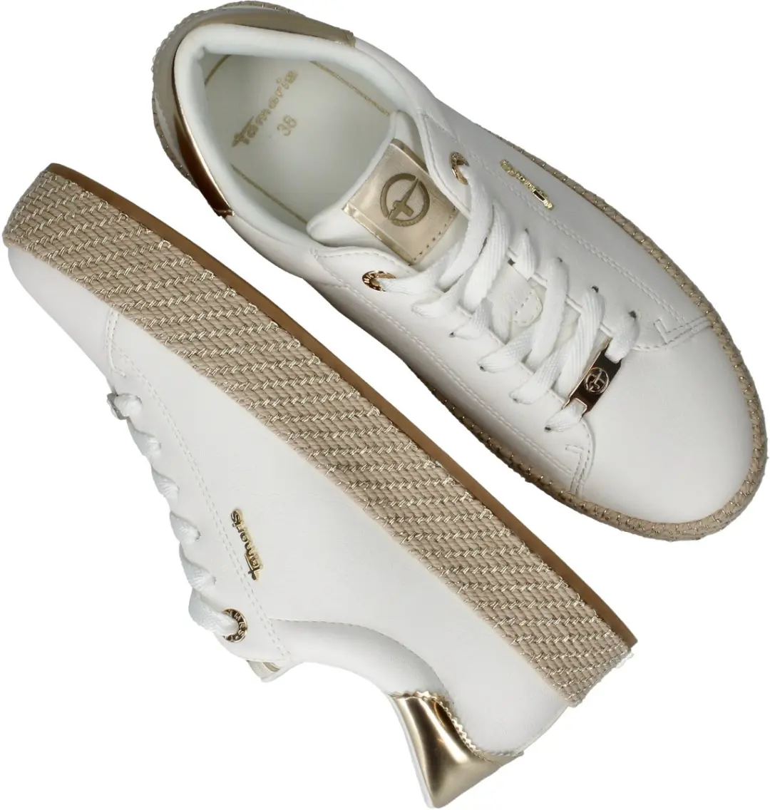 Tamaris 107540 Dames Sneakers - Wit