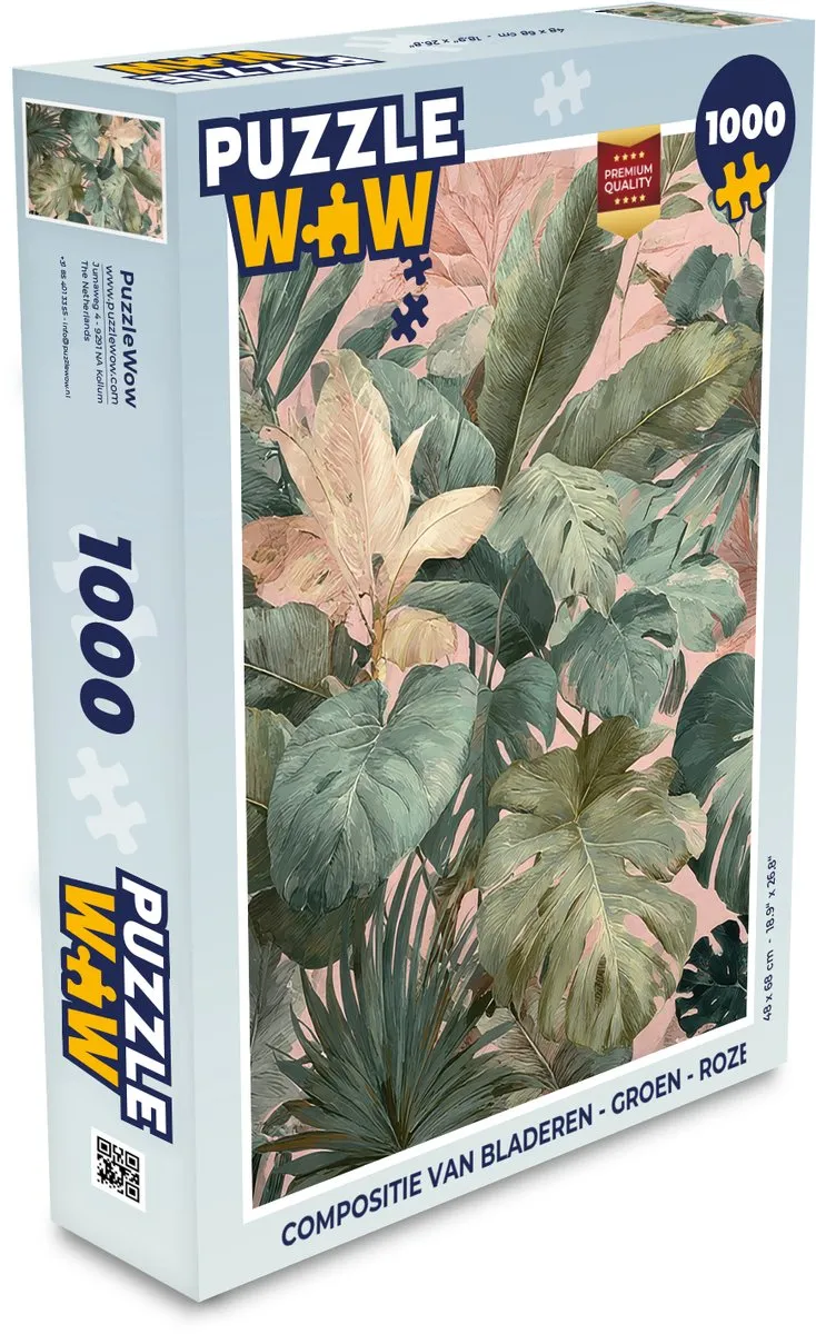 PuzzleWow Legpuzzel 1000 Stuks