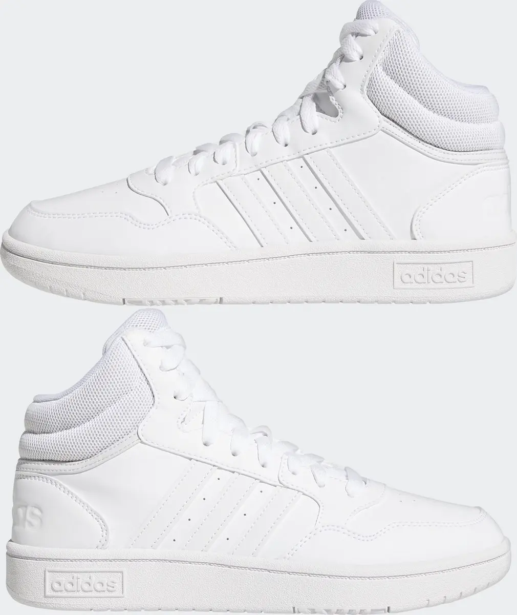 adidas Sportswear Hoops 3.0 Mid Classic Schoenen LWP52 - Wit - afbeelding 6 van 6
