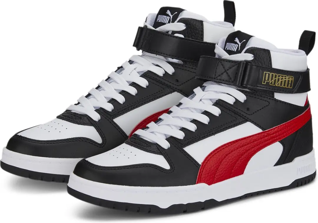 PUMA RBD Game Unisex Sneakers - 43 - Wit/Rood/Zwart - afbeelding 4 van 6
