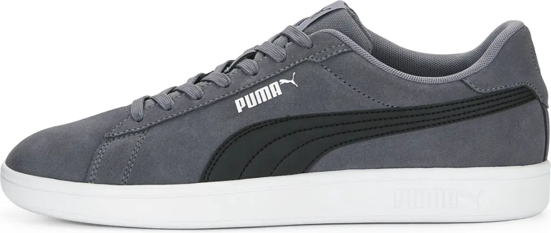 PUMA Smash 3.0 Unisex Sneakers - 42.5 - Grijs/Zwart/Wit - afbeelding 3 van 6