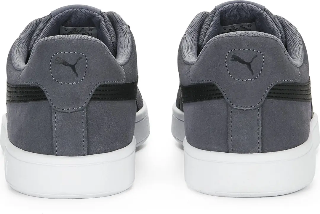 PUMA Smash 3.0 Unisex Sneakers - 42.5 - Grijs/Zwart/Wit - afbeelding 2 van 6