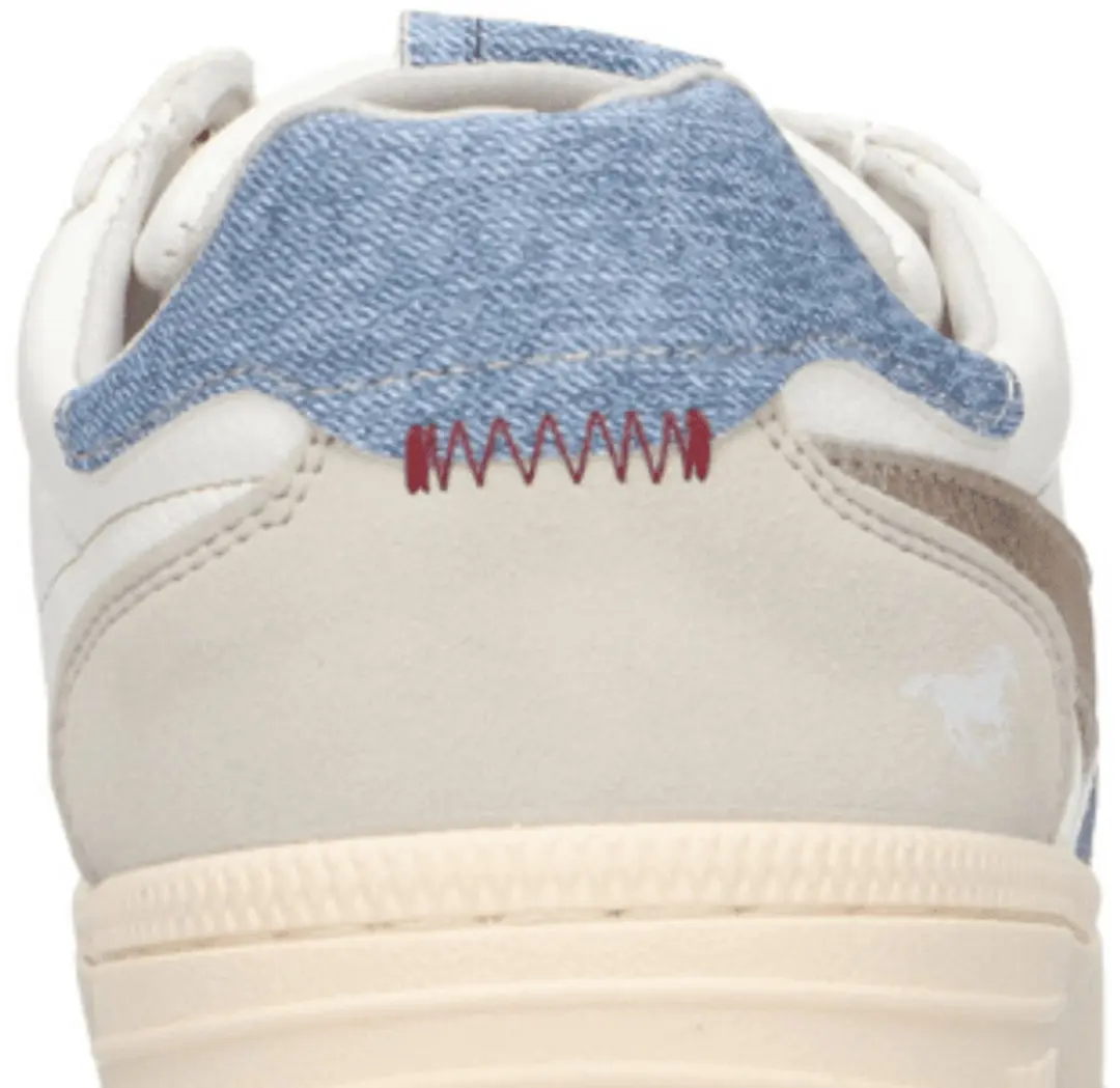 Mustang Dames Sneaker Wit/blauw