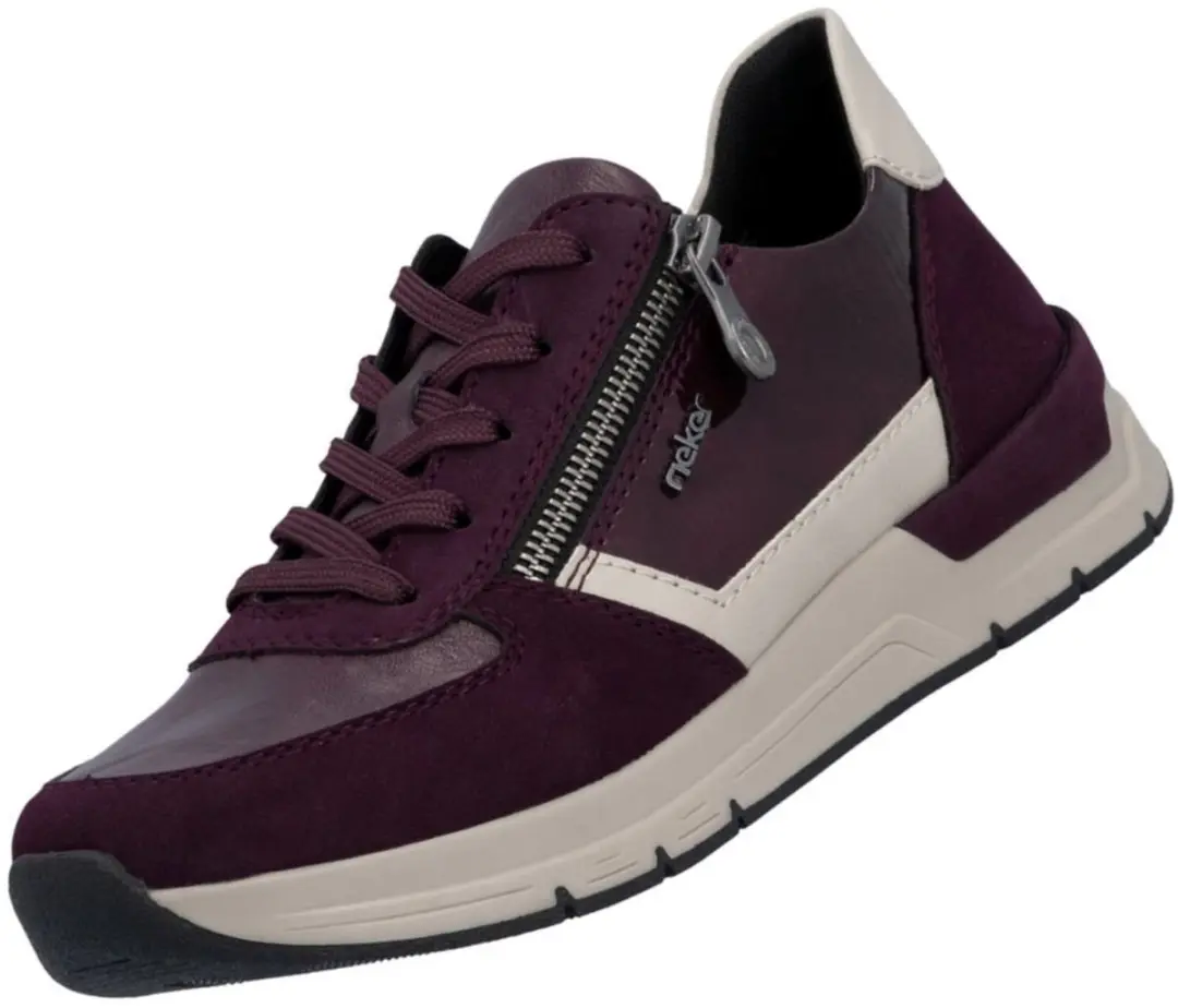 Rieker Sneakers - Dames - Rood - Maat:43 - afbeelding 2 van 6
