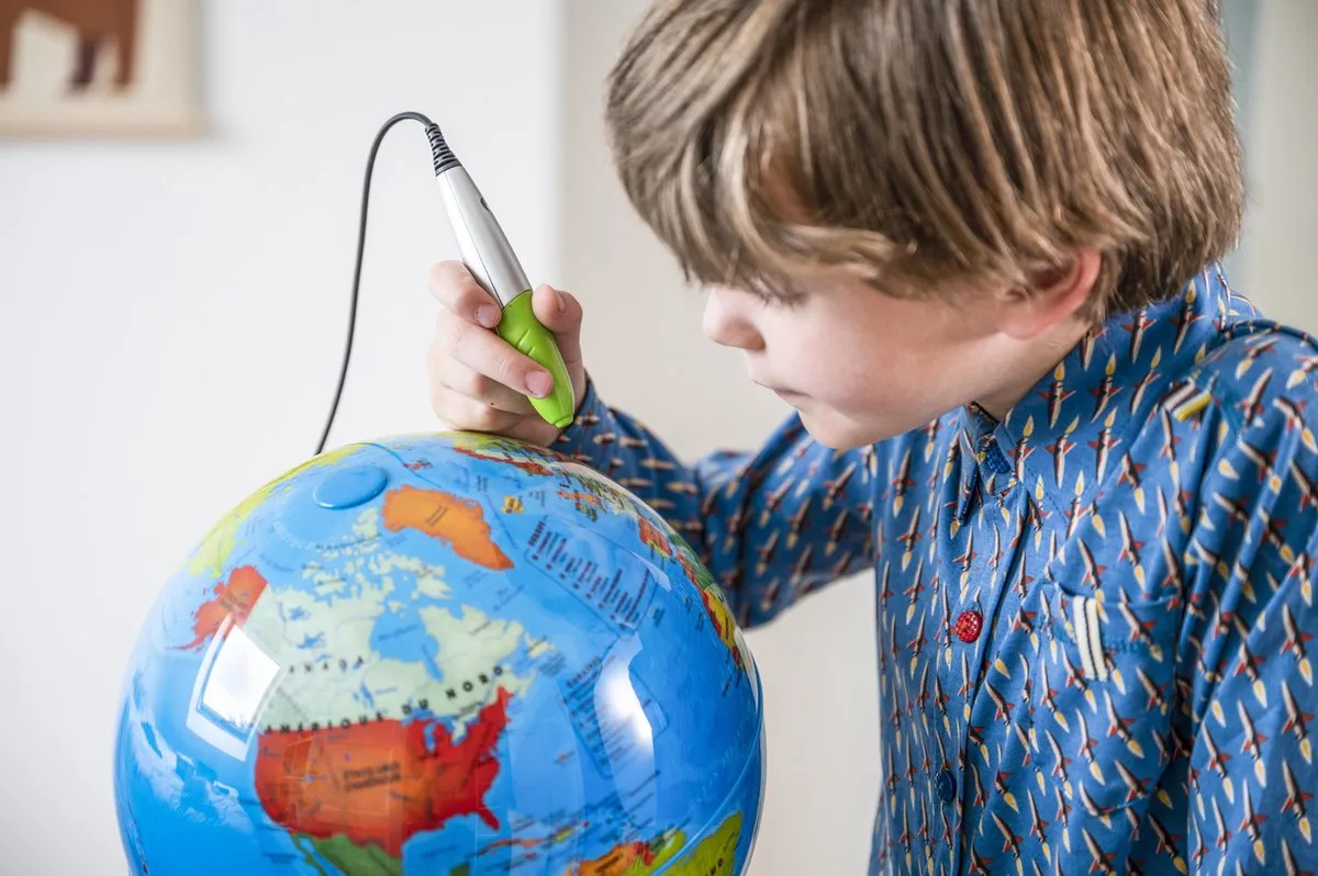 VTech Mijn Interactieve Video Globe - Educatief Speelgoed - Multikleuren
