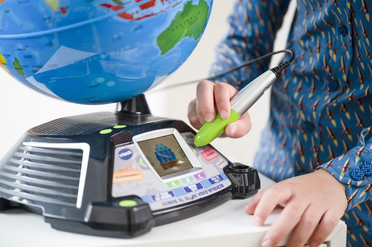 VTech Mijn Interactieve Video Globe - Educatief Speelgoed - Multikleuren