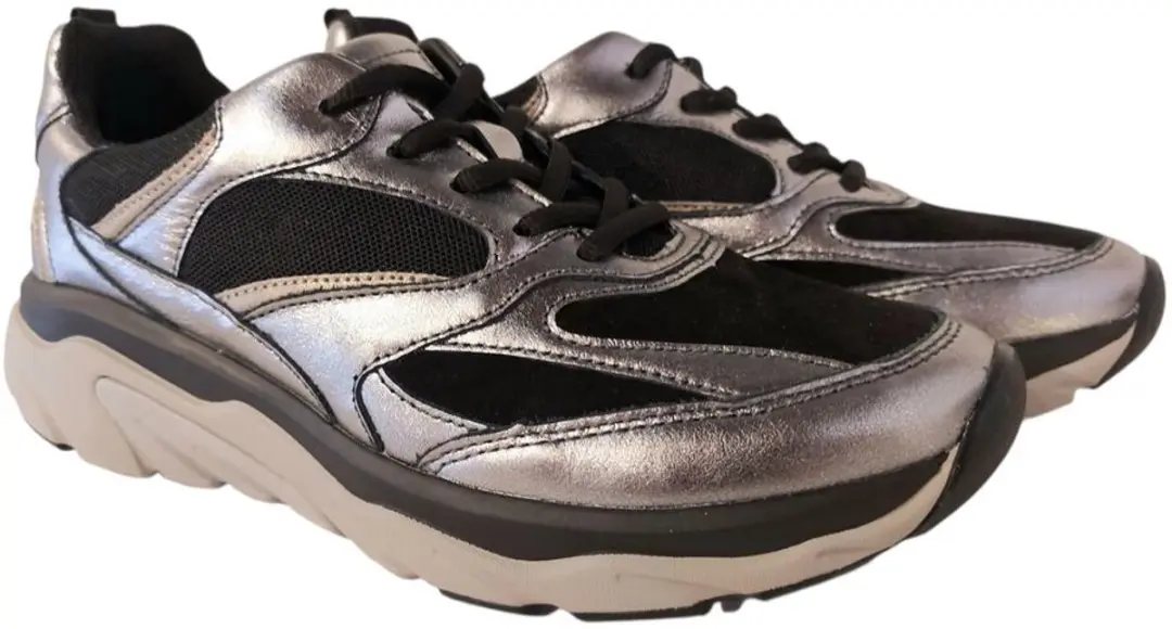 Gabor Rollingsoft Sneaker 76.936.67 Zwart Metallic