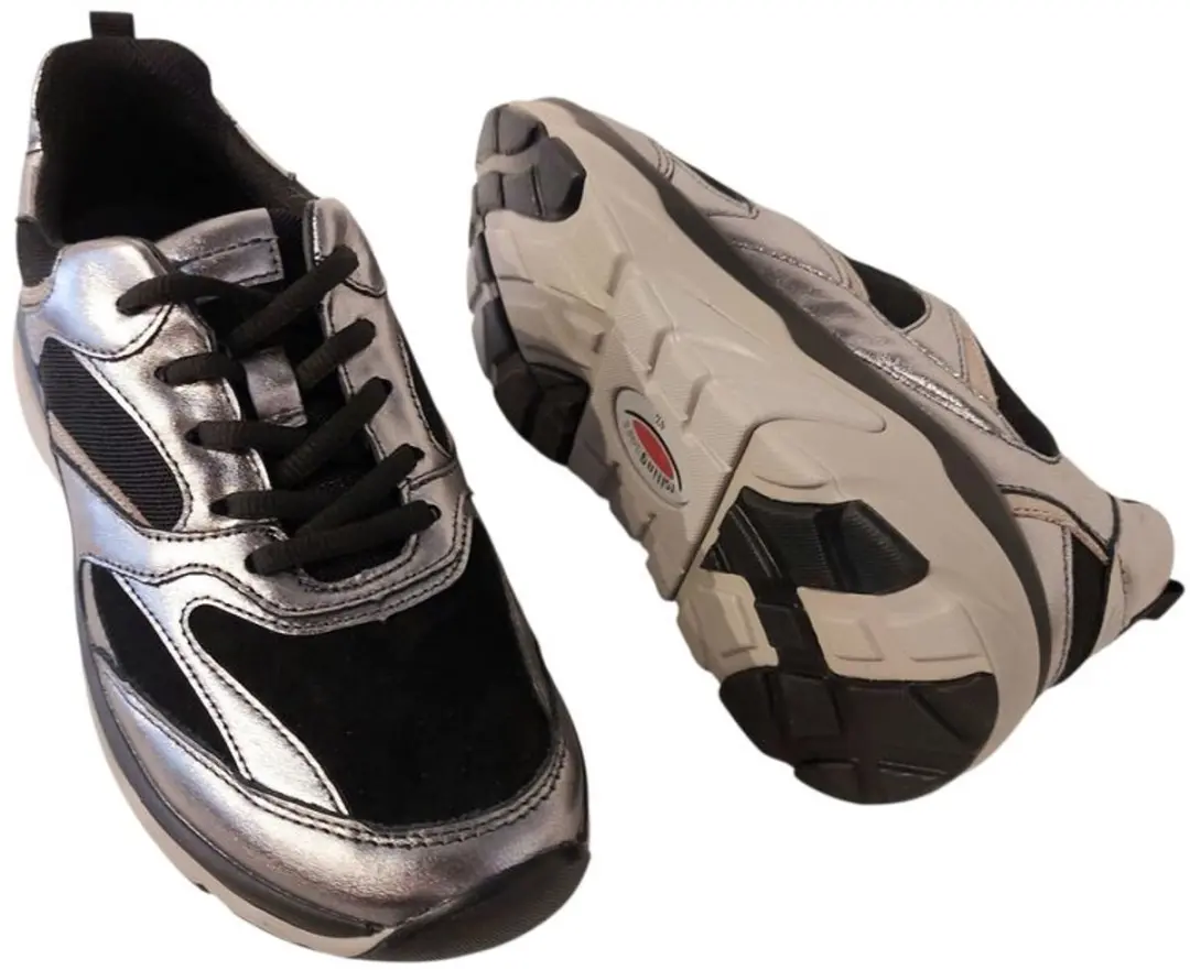 Gabor Rollingsoft Sneaker 76.936.67 - Zwart Metallic