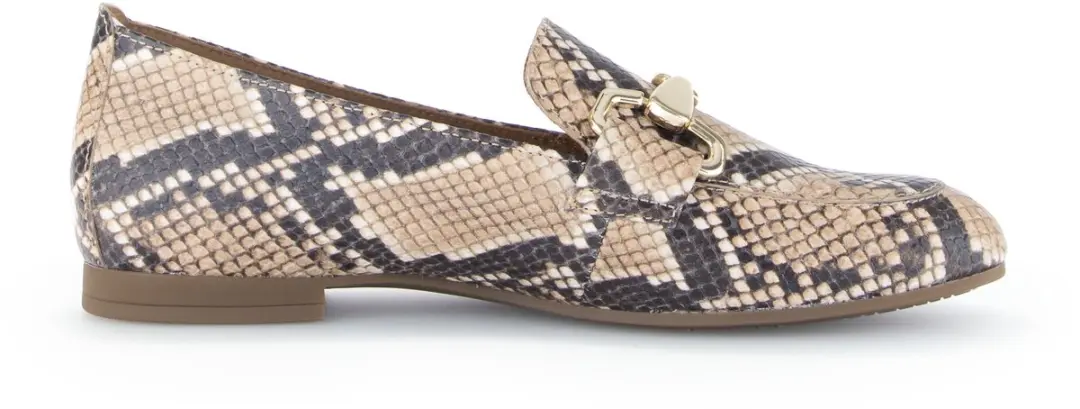Gabor Loafers Python Beige - Maat 39