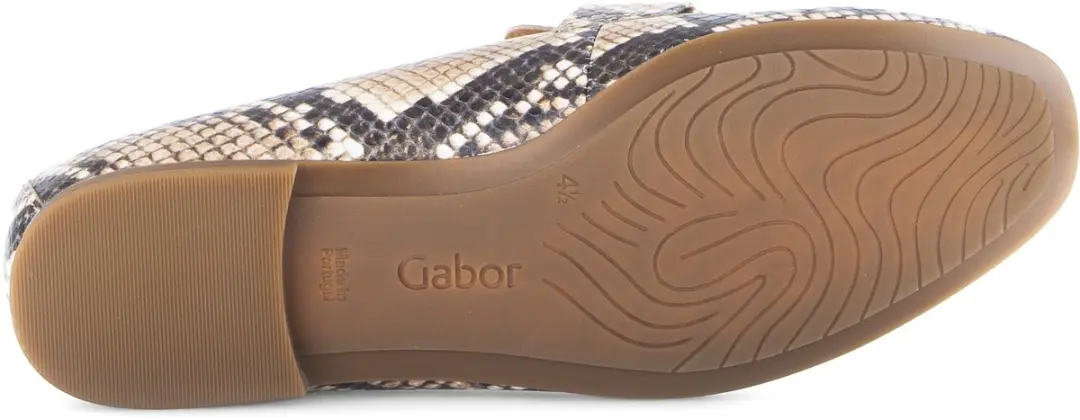 Gabor Loafers Python Beige - Maat 39