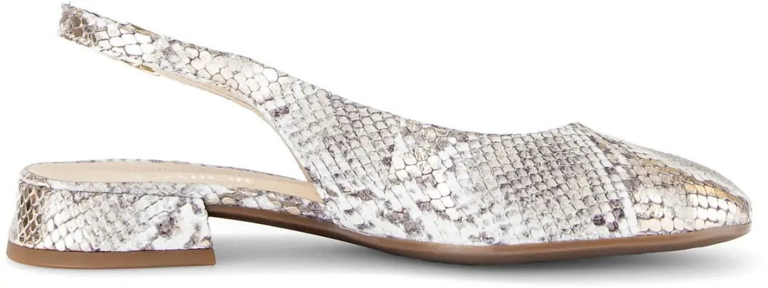 Gabor Sandaal Sling Beige/Goud Snake 82.240.84