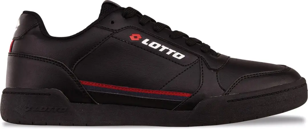 Lotto NANDU Unisex Sneaker 2400100U - Maat 44 - Zwart - afbeelding 2 van 6