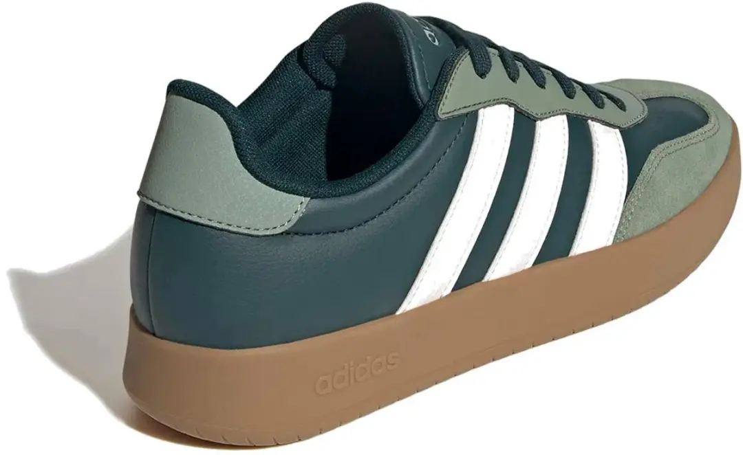 Adidas Barreda Sneakers - Heren - 40 2/3 - Donkergroen/Wit - afbeelding 5 van 6
