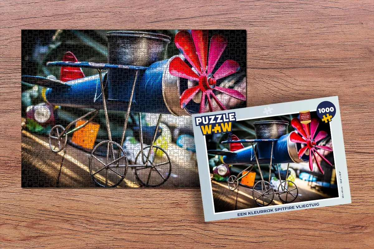 PuzzleWow Spitfire Legpuzzel 1000 Stuks
