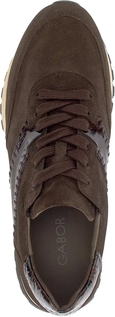 Gabor Sneakers 102411 - Bruin Suede - Maat 37