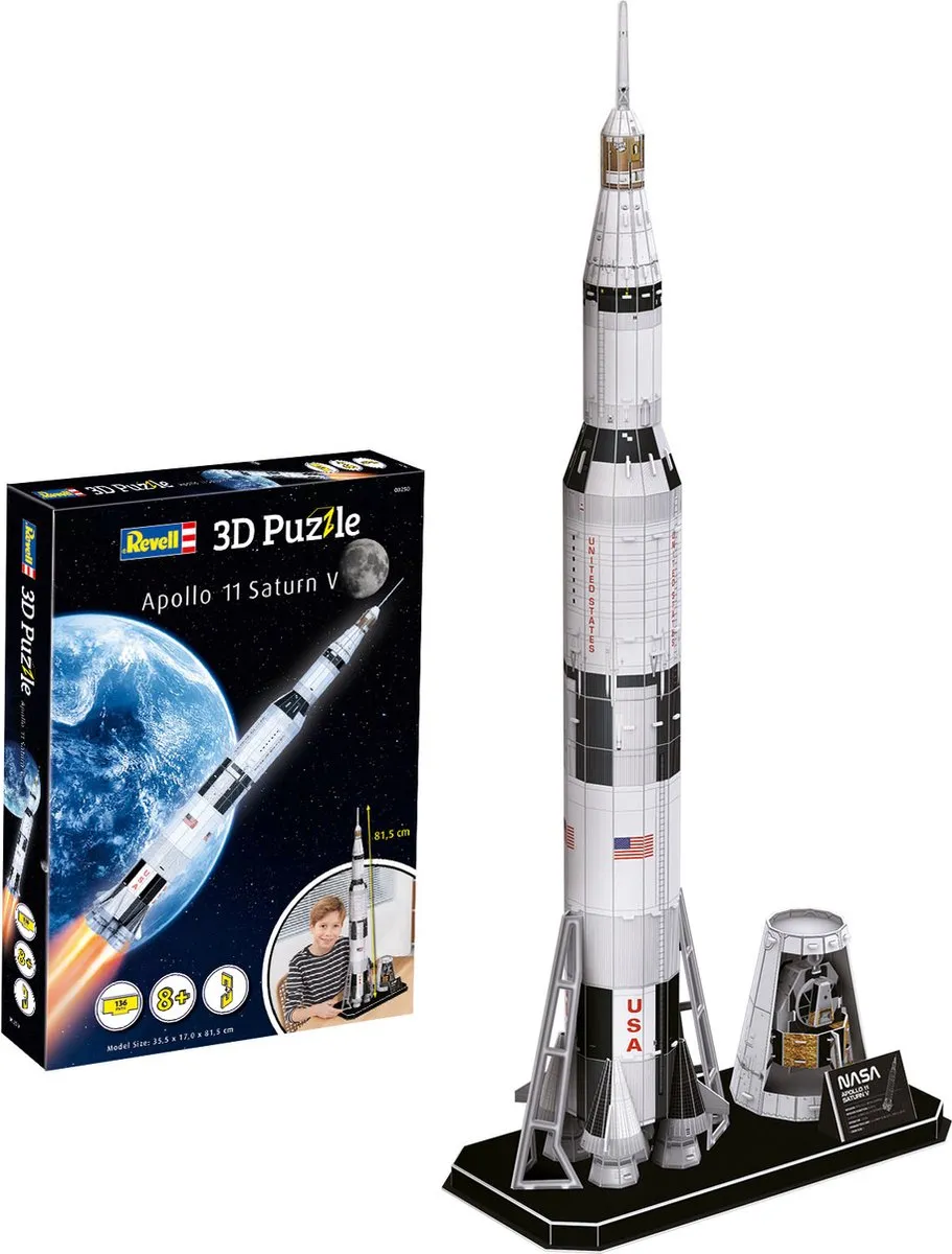 Revell Apollo 11 Saturn V 3D Puzzel
