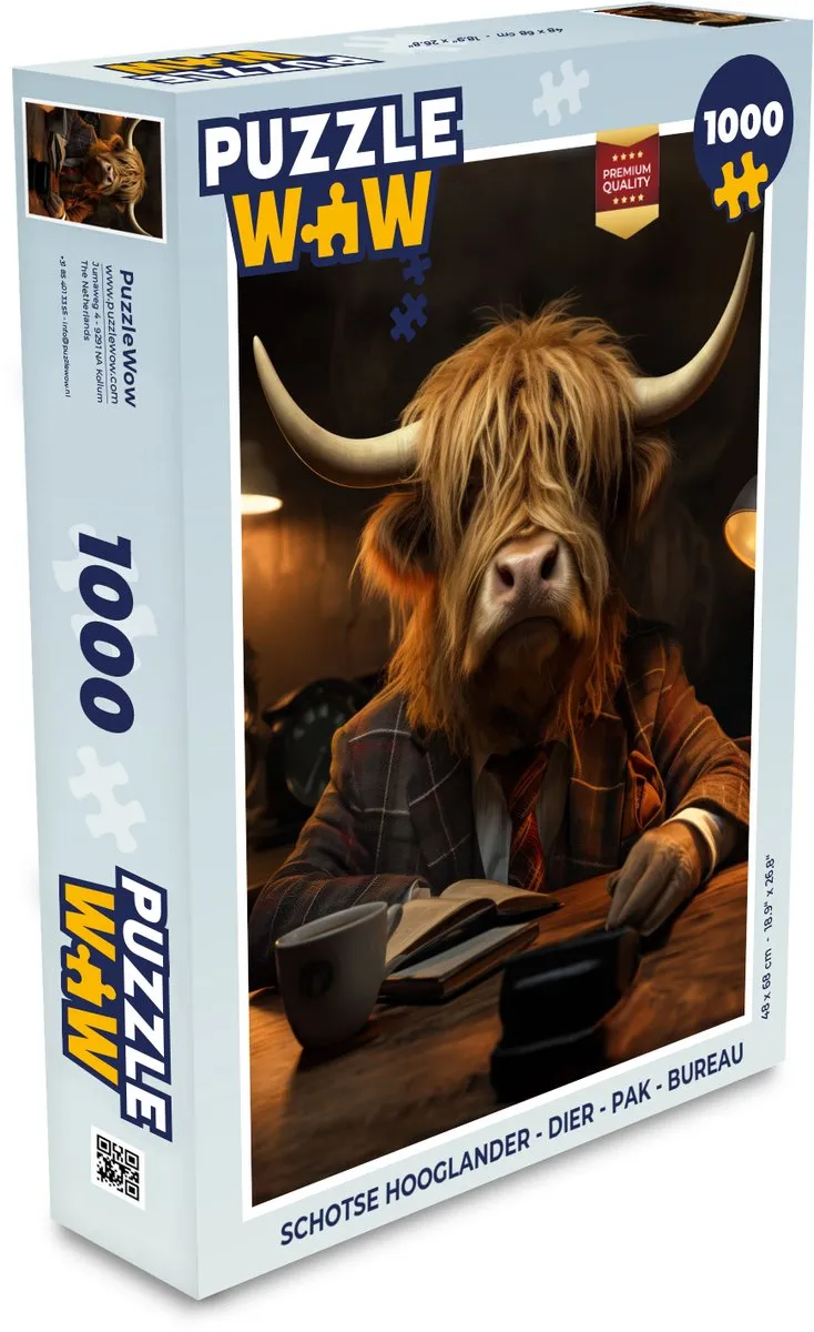 PuzzleWow Schotse Hooglander Puzzle