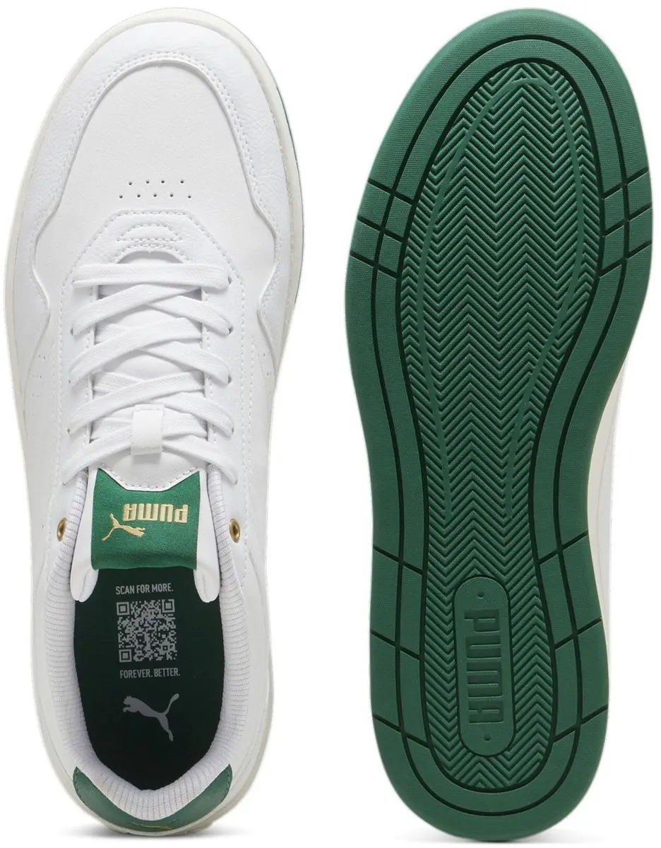 PUMA Court Classic Sneakers - 38.5 - Wit/Groen