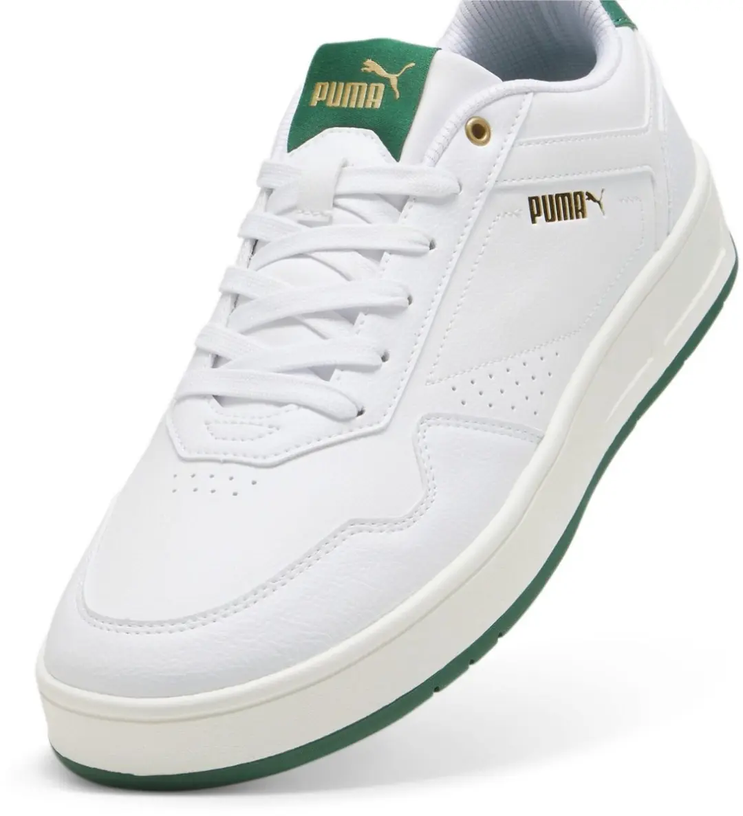 PUMA Court Classic Sneakers - 38.5 - Wit/Groen - afbeelding 6 van 6
