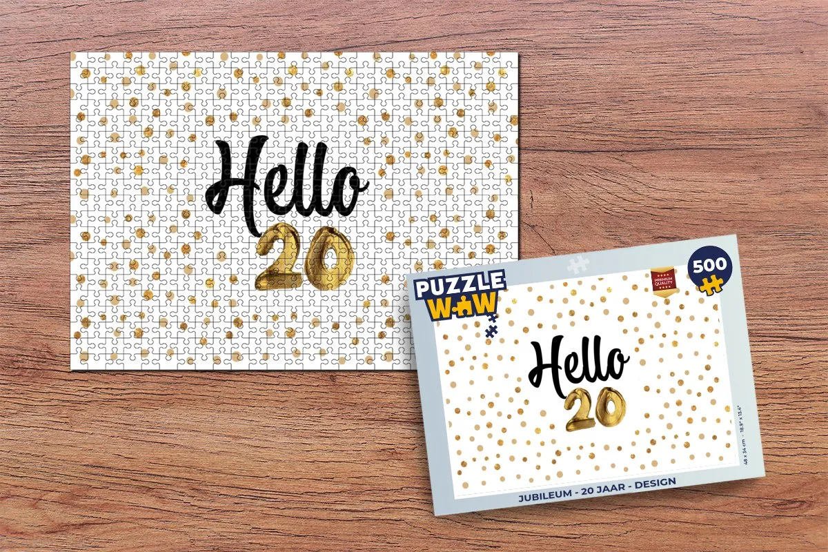 PuzzleWow Legpuzzel 500 Stuks - Multicolor